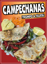 Load image into Gallery viewer, Campechanas Decal Window Sticker Mexican Food Truck Concession Vinyl Restaurant
