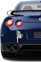 Load image into Gallery viewer, Praying Hands Decal Mexican Flag Car Window Laptop Mexican flag rosary Sticker
