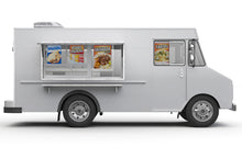 Load image into Gallery viewer, Barbacoa de Res PERFORATED Window Graphic Decal Sticker Perforated Vinyl Mexican Food