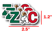 Load image into Gallery viewer, Zacatecas letters Decal Car Window Laptop Map Vinyl Sticker Mexico Zacatecas