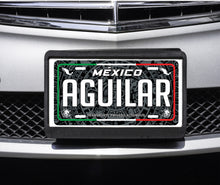 Load image into Gallery viewer, Aguilar Mexico Car Plate aluminum License Plate Mexican Mexico Aguilar Last Name