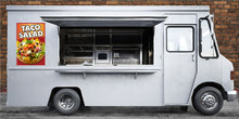 Load image into Gallery viewer, Taco Salad Decal Window Sticker Truck Concession Vinyl Restaurant Taco Salad