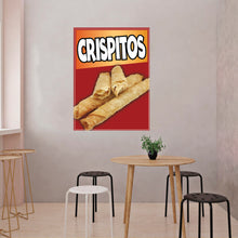 Load image into Gallery viewer, Crispitos Decal Window Sticker Crispy Tacos Food Truck Concession Vinyl Restaurant Sign Crispitos Wall Sticker