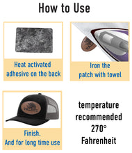 Load image into Gallery viewer, Valdez Faux Leather Patch – 3x2" Brown Leather Iron-On for Jackets, Vests Valdez Mexican Flag Eagle Aguilar Mexicana