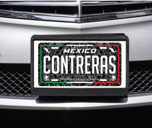 Load image into Gallery viewer, Contreras Mexico Car Plate aluminum License Plate Mexican Mexico Contreras Last Name