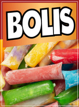 Load image into Gallery viewer, Bolis Sign Decal Window Sticker Truck Concession Vinyl Restaurant Ice Sticks Sign