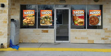 Load image into Gallery viewer, Tacos de trompo Window Sticker Mexican Food Truck Concession Vinyl Restaurant
