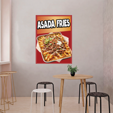 Load image into Gallery viewer, Asada Fries Decal Window Sticker Food Truck Concession Vinyl Restaurant Food Image Sticker