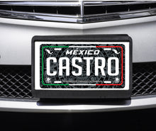 Load image into Gallery viewer, Castro Mexico Car Plate aluminum License Plate Mexican Mexico Castro Last Name