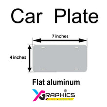 Load image into Gallery viewer, Cortez Mexico Car Plate aluminum License Plate Mexican Mexico Cortez Last Name