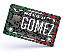 Load image into Gallery viewer, Gomez Credit Card Skin Cover Vinyl Stickers (4 Pack) -Mexican Decal Mexico Car Plate adhesive Gomez
