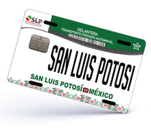 Load image into Gallery viewer, San Luis Potosi Credit Card Skin Cover Vinyl Stickers (4 Pack) - SLP Mexican Decal #2
