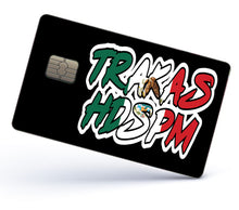 Load image into Gallery viewer, Trakas HDSPM Mexican Flag Credit Card Skin Cover Vinyl Stickers (4 Pack) - Trakas MX Flag Sticker