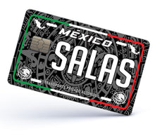 Load image into Gallery viewer, Salas Credit Card Skin Cover Vinyl Stickers (4 Pack) -Mexican Decal Mexico Car Plate adhesive Salas