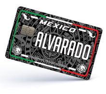 Load image into Gallery viewer, Alvarado Credit Card Skin Cover Vinyl Stickers (4 Pack) -Mexican Decal Mexico Car Plate adhesive Alvarado