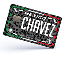 Load image into Gallery viewer, Chavez Credit Card Skin Cover Vinyl Stickers (4 Pack) -Mexican Decal Mexico Car Plate adhesive Chavez