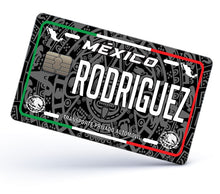 Load image into Gallery viewer, Rodriguez Credit Card Skin Cover Vinyl Stickers (4 Pack) -Mexican Decal Mexico Car Plate adhesive Rodriguez