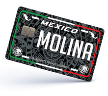 Load image into Gallery viewer, Molina Credit Card Skin Cover Vinyl Stickers (4 Pack) -Mexican Decal Mexico Car Plate adhesive Molina