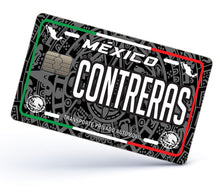 Load image into Gallery viewer, Contreras Credit Card Skin Cover Vinyl Stickers (4 Pack) -Mexican Decal Mexico Car Plate adhesive Contreras