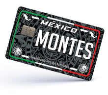 Load image into Gallery viewer, Montes Credit Card Skin Cover Vinyl Stickers (4 Pack) -Mexican Decal Mexico Car Plate adhesive Montes
