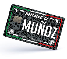 Load image into Gallery viewer, Munoz Credit Card Skin Cover Vinyl Stickers (4 Pack) -Mexican Decal Mexico Car Plate adhesive Muñoz