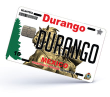 Load image into Gallery viewer, Durango Credit Card Skin Cover Vinyl Stickers (4 Pack) - DGO Mexican Decal