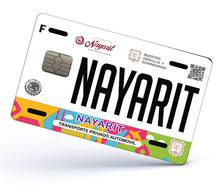 Load image into Gallery viewer, Nayarit Credit Card Skin Cover Vinyl Stickers (4 Pack) - NAY Mexican Decal