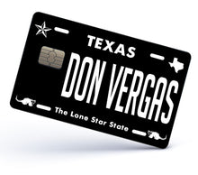 Load image into Gallery viewer, Don Vergas Credit Card Skin Cover Vinyl Stickers (4 Pack) -Texas Sticker Don Vergas