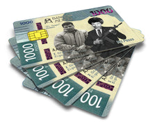 Load image into Gallery viewer, El Chapo Guzman Credit Card Skin Cover Vinyl Stickers (4 Pack) -Caro Quintero Mexican Decal