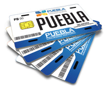 Load image into Gallery viewer, Puebla Credit Card Skin Cover Vinyl Stickers (4 Pack) - PUE Mexican Decal