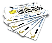 Load image into Gallery viewer, San Luis Potosi Credit Card Skin Cover Vinyl Stickers (4 Pack) - SLP Mexican Decal #1