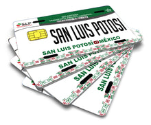 Load image into Gallery viewer, San Luis Potosi Credit Card Skin Cover Vinyl Stickers (4 Pack) - SLP Mexican Decal #2