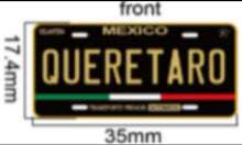 Load image into Gallery viewer, Pin Queretaro Car Plate Pin For Caps And Clothing Enamel Badge Pin QRO Mexico