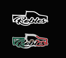 Load image into Gallery viewer, Robles Decal Troka Silhouette Car Window Laptop Map Vinyl Sticker Mexico Robles Last Name Mx Estado Trokas decal