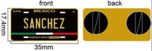 Load image into Gallery viewer, Pin Sanchez Car Plate Pin For Caps And Clothing Enamel Badge Pin Sanchez Mexican Plate Pin