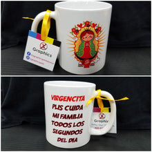 Load image into Gallery viewer, Lady of Guadalupe Mugs Hot Drink Cup 11oz Mug Coffee drink mug Virgin Mary