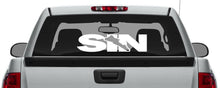Load image into Gallery viewer, Sinaloa letters Decal Car Window Laptop Map Vinyl Sticker Mexico SIN Estado MX