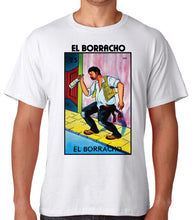 Load image into Gallery viewer, El Toxico (Borracho) TSHIRT / RAGLAN Loteria Mexican Bingo T Shirt Toxic Sleeve, Gift Celebration Borracho