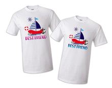 Load image into Gallery viewer, Nautical T shirt Captain Sailing tee Boat Anchor Family Birthday Matching Party Celebration Kid Reunion Mommy, dadddy, sister, brother