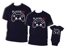 Load image into Gallery viewer, Player 1 Player 2 Matching TSHIRTS / HOODIE, Family Funny couple T-shirt Wedding