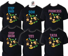Load image into Gallery viewer, Monkey Birthday T Shirt Family matching celebration reunion party tee Gorilla