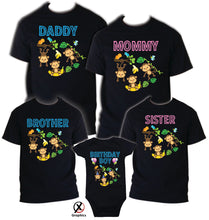 Load image into Gallery viewer, Monkey Birthday T Shirt Family matching celebration reunion party tee Gorilla