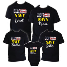 Load image into Gallery viewer, Proud Navy T-shirts, Shirt, Military Troops Shirt, Military Family T-shirt 2
