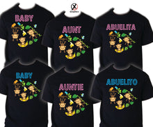 Load image into Gallery viewer, Monkey Birthday T Shirt Family matching celebration reunion party tee Gorilla