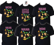 Load image into Gallery viewer, Monkey Birthday T Shirt Family matching celebration reunion party tee Gorilla