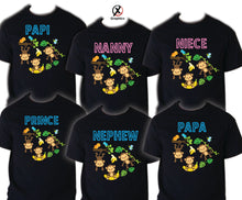 Load image into Gallery viewer, Monkey Birthday T Shirt Family matching celebration reunion party tee Gorilla