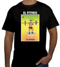 Load image into Gallery viewer, El Fitness Loteria T-Shirt Mexican Bingo Short Sleeve Celebration Lottery health
