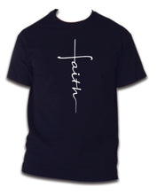 Load image into Gallery viewer, Faith T-shirt, Jesus, Christian Shirt, Faith Shirt, Vertical Cross, Cross, Faith
