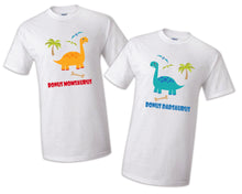 Load image into Gallery viewer, Dinosaur t shirt Birthday Matching Party Family Kid Tshirt Mom, dad, sister