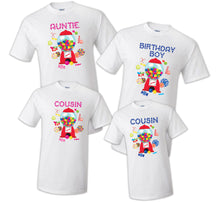 Load image into Gallery viewer, Candyland Family Matching Birthday Party T-shirts Shirt Celebration Reunion kids